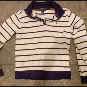 Polo Ralph Lauren Striped Half-Zip Sweater